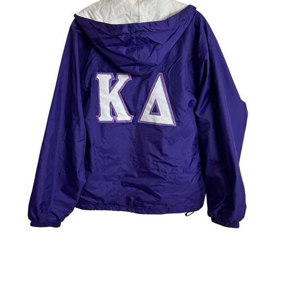 Charles River Apparel Unisex Windbreaker Jacket With Hoodie PURPLE  Size Medium - Picture 11 of 16